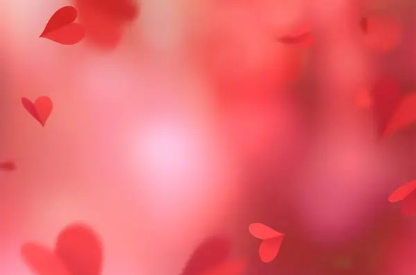 Kağıt kalpler uçuşuyor, izole edilmiş, geçmiş, aşk, romantik, sevgililer günü, kırmızı kalpler