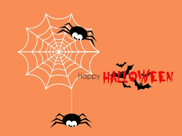 Halloween Spider Koncept Halloween Party Kväll — Stockfoto
