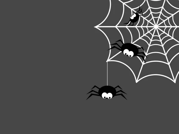 Arka plan üzerinde Halloween örümcek