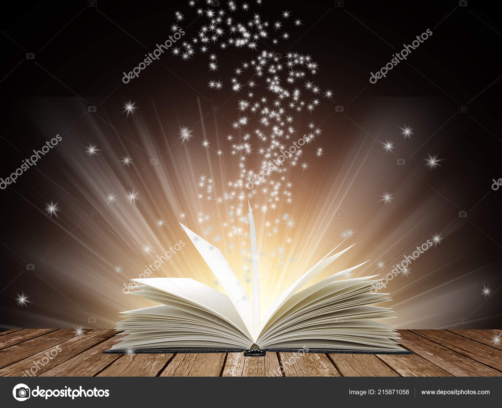 Open Book Bright Light Black Background Stock Photo by ©Gobba 215871058