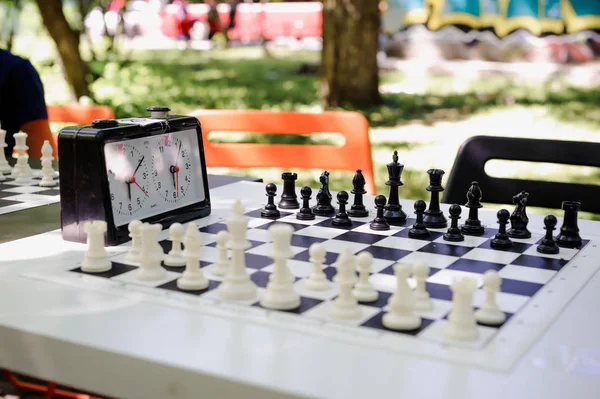 chessboard, street games, chess tournament