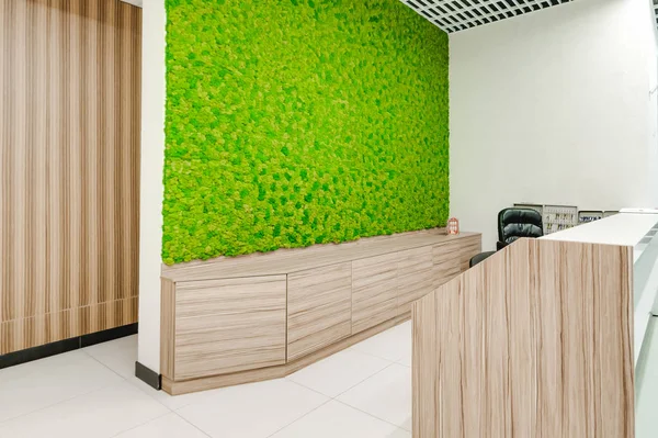 Rusland Novosibirsk Augustus 2018 Decoratieve Moss Voor Binnenhuisinrichting Office Stijl — Stockfoto