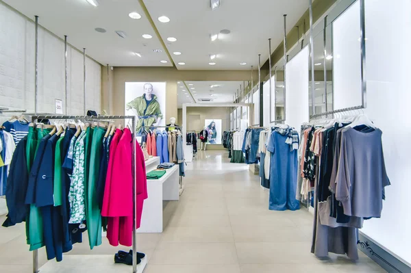 Russland Novosibirsk April 2018 Einrichtungsgeschäft Boutique Emporio Für Damenbekleidung Und — Stockfoto