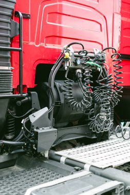 Sergi araç, park yerinin dış unsurları