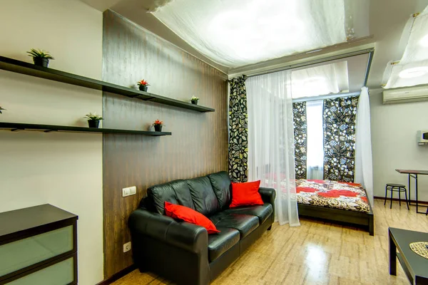Rusia Novosibirsk Febrero 2016 Interior Room Apartment — Foto de Stock
