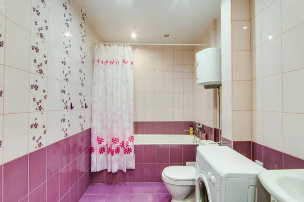 Rusya Moskova Eylül 2017 Oda Daire Banyo Tuvalet — Stok fotoğraf