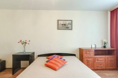 Rusya, Moskova- 20 Eylül 2017: iç mekan daire.