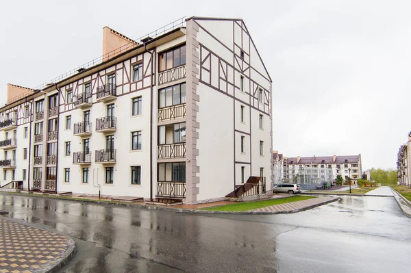 Rosja Nowosybirsk Maja 2019 Dziedzińce Budynków Architektura Domu Zewnątrz Widok — Zdjęcie stockowe