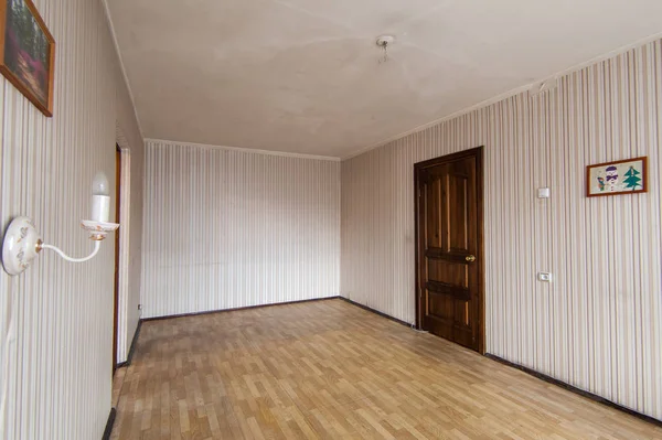 Rusia Moscú Junio 2018 Interior Room Apartment Decoración Reparación Estándar — Foto de Stock