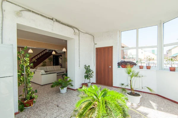 Rusya, Moskova... 26 Haziran 2018: iç oda dairesi. Yurtta standart onarım dekorasyonu