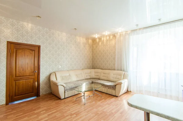 Rússia Moscou Junho 2018 Apartamento Quarto Interior Decoração Padrão Reparo — Fotografia de Stock