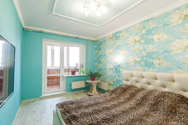 Rusland Moskou Mei 2018 Appartement Binnenkamer Standaard Reparatie Decoratie Hostel — Stockfoto