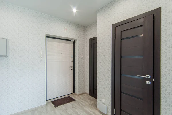 Rússia Moscou Maio 2018 Apartamento Quarto Interior Decoração Reparo Padrão — Fotografia de Stock