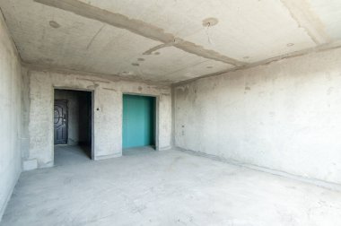 Rusya, Moskova - Mayıs 05, 2018: iç oda dairesi. Kendi kendine bitirme kabataslak tamir