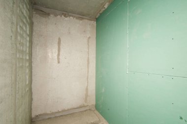 Rusya, Moskova - Mayıs 05, 2018: iç oda dairesi. Kendi kendine bitirme kabataslak tamir