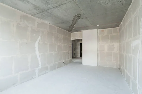 Rusia Moscú Mayo 2019 Interior Room Apartment Decoración Reparación Estándar — Foto de Stock