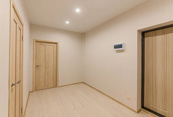 Rusia Moscow Februari 2020 Ruang Interior Apartemen Modern Cerah Nyaman Stok Gambar Bebas Royalti