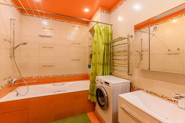 俄罗斯 莫斯科 2020年2月15日 室内公寓现代明亮舒适的氛围 一般清洁 家居装修 准备出售房屋 — 图库照片