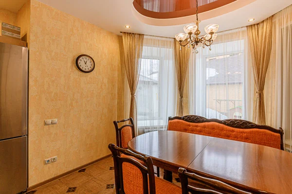 Russia Mosca Febbraio 2020 Camera Interna Appartamento Moderno Luminoso Atmosfera — Foto Stock