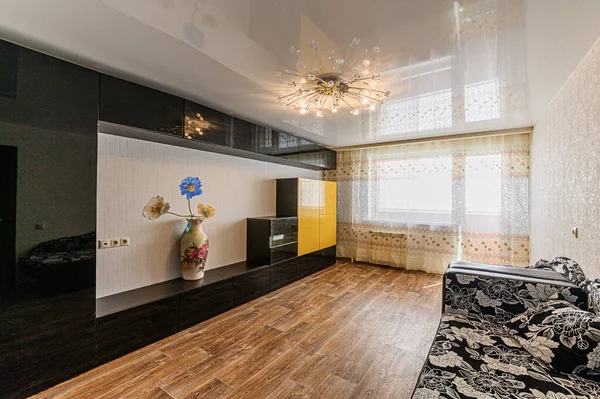 Rusland Moskou April 2020 Interieur Appartement Moderne Lichte Gezellige Sfeer — Stockfoto