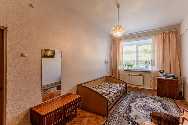 Rusia Moscova Aprilie 2020 Apartament Cameră Interior Atmosferă Modernă Luminoasă — Fotografie, imagine de stoc