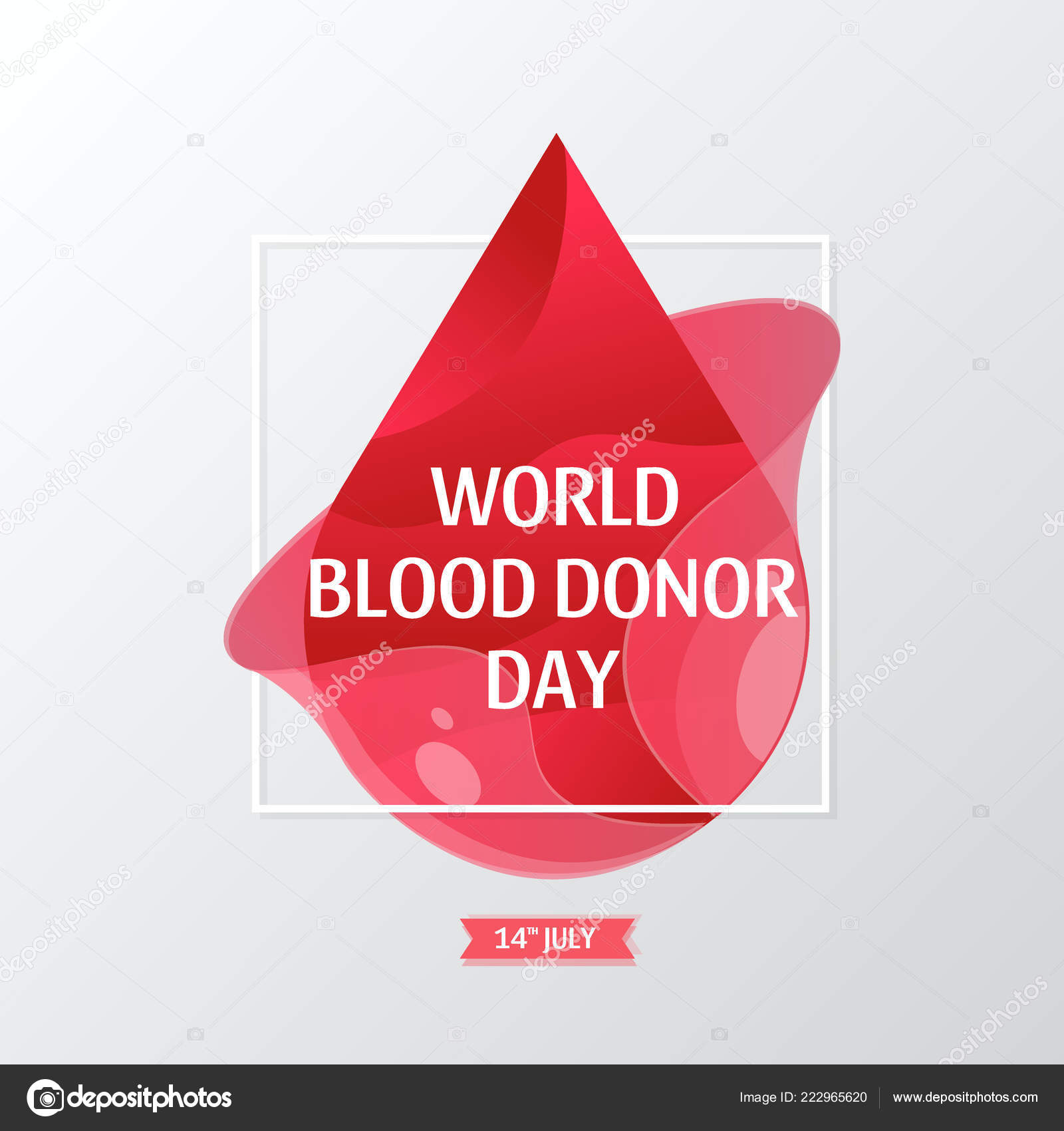 Vector World Blood Donor Day June Poster Blood Drop Donate Vector Image By C Darijashka Vector Stock 222965620