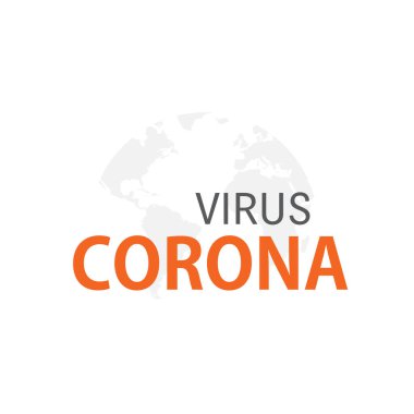 Vektör Corona Virüs 2020 posteri. Virüs enfeksiyonları Bunner, Logo, sembol