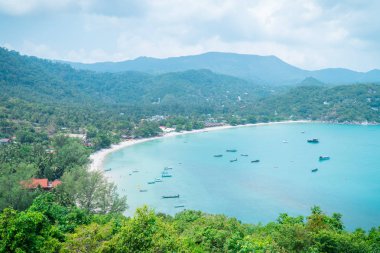 Deniz manzarası Tayland Beach parlak gün görünümü yaz sezonu '.