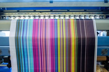 Vinil afiş çok renkli cmyk çalışma büyük mürekkep püskürtmeli yazıcı