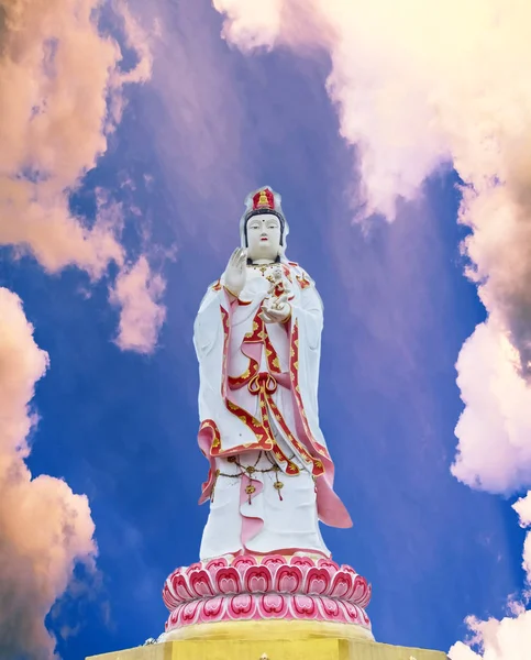 Guanyin Gran Estatua Dios Templo Wat Saman — Foto de Stock