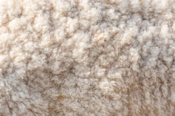 Wolle Weiche Schafsoberfläche Nahaufnahme Textur — Stockfoto