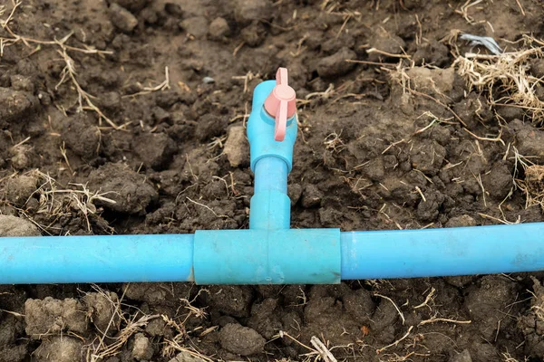 Pipe Tube Soil Ground — Stock Photo, Image