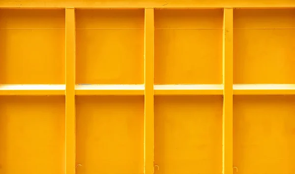 Muster Gelben Container Von Lkw Mit Gestreiften Linie Strukturierten Hintergrund — Stockfoto