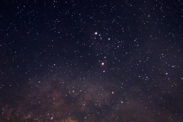 Stelle Scintillanti Con Lattea Nel Cielo Notturno — Foto Stock