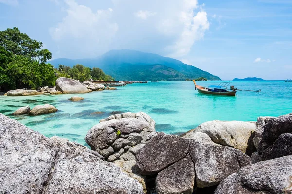 Isla Lipe Atracción Turística Maravillosa Famosa Tailandia Del Sur — Foto de Stock
