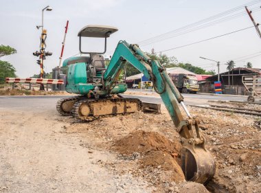 Yeşil Kazıcı toprak toprak tarama