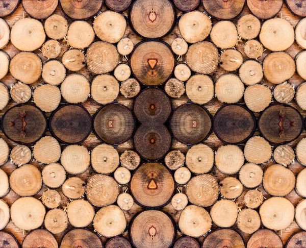 Trä logg brun overlay mönster — Stockfoto