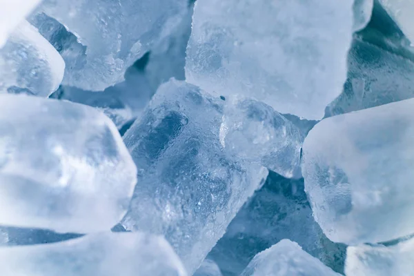 Eiswürfel Textur Farbe weich blau — Stockfoto