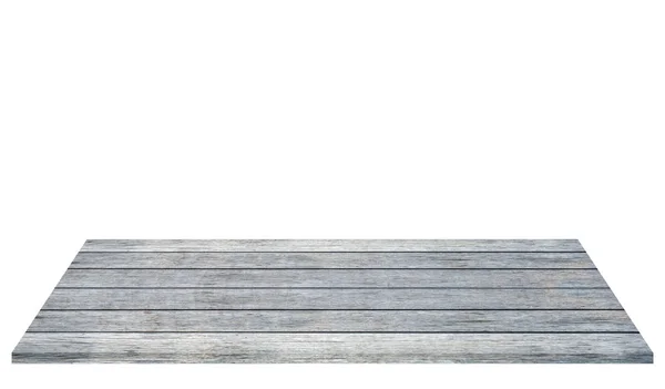 Plantilla gris madera sobre fondo blanco — Foto de Stock