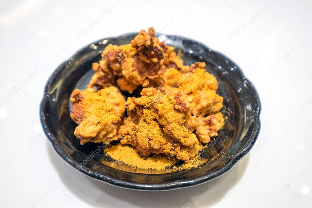 Fried chicken karaage crispy