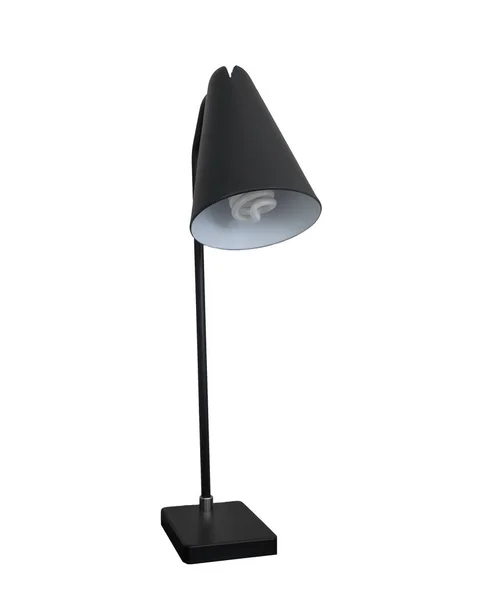 Svart lampa modern interiör — Stockfoto