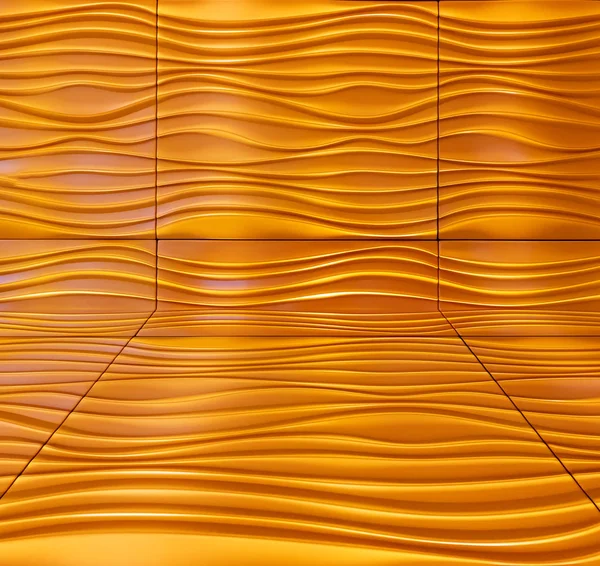 wave orange yellow pattern wall abstract