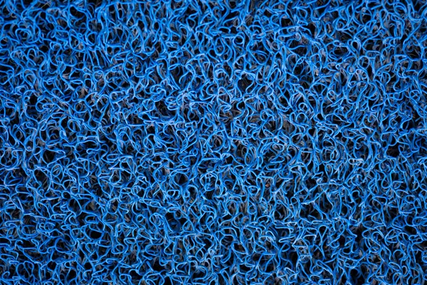 Alfombra de rizo de vinilo azul o alfombra de fondo — Foto de Stock