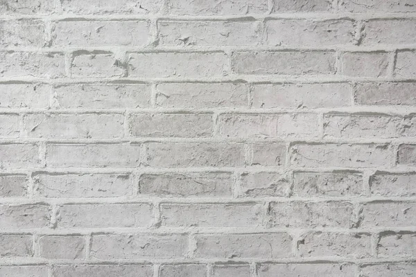 白色砖墙风化的纹理为背景 — 图库照片