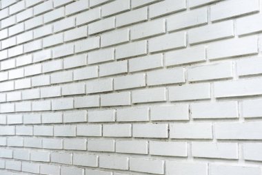 Yıpranmış doku beyaz tuğla duvar