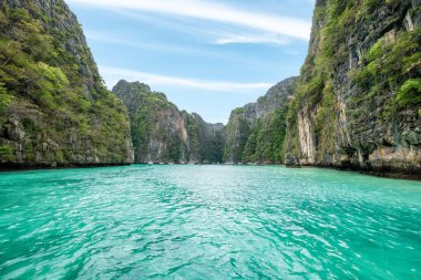 Pileh lagün cliff kireçtaşı güzel phi phi Island