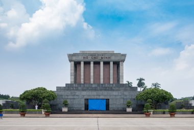Revolutiona Ho Chi Minh Mausoleum yeri bina mimari