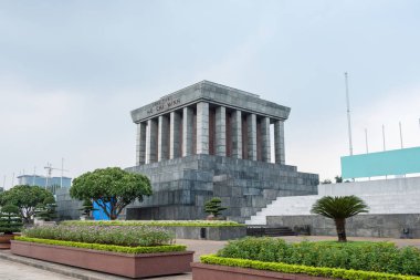 Revolutiona Ho Chi Minh Mausoleum yeri bina mimari