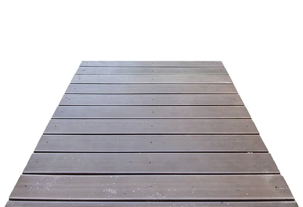 Pasarela de madera puente tablón — Foto de Stock