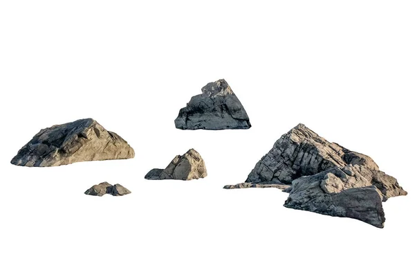 Forma de rocas grandes en el fondo —  Fotos de Stock